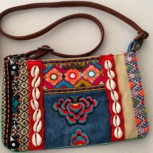 Desigual embroidered bag